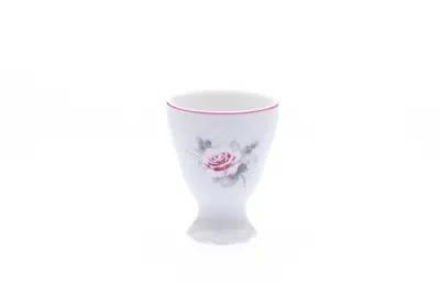Image de Thun 1794 Coquetier, Bernadotte, rose, rayure rose, porcelaine Thun
