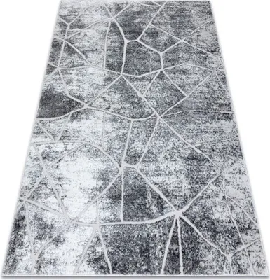 Zdjęcie produktu dla Dywan MEFE nowoczesny 2783 Marmur - Strukturalny, dwa poziomy runa szary 160x220 cm