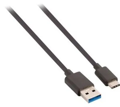Produktbild von Valueline USB 3.0 C/A, 1 m, 1 m, USB A, USB C, USB 3.2 Gen 1 (3.1 Gen 1), Männlich/Männlich, Schwarz