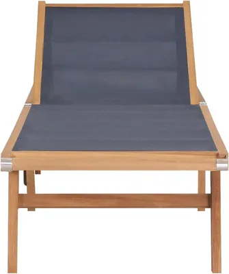 Immagine prodotto di Sedia a sdraio in teak - Sedia da giardino pieghevole - Lettino prendisole - Lettino da esterno - Sedia da esterno - Legno di teak massello