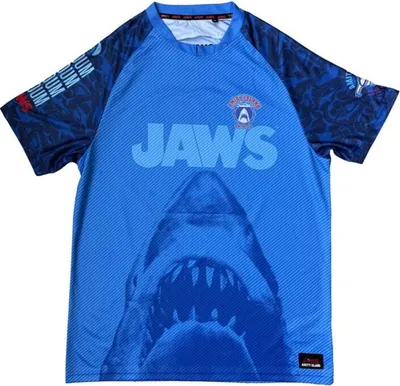 Produktbild von Der weisse Hai Trikot Herren Amity Island - 75 - Soccer Jersey multicolor XXL