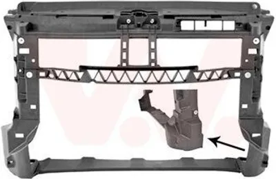 Image de VAN WEZEL Support de serrure pour VW Polo V Van
