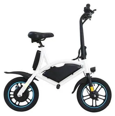 Imagen del producto de Draisienne eléctrica FLYBLADE C147, de 14 pulgadas, 350W, autonomía de 25 km, soporte para teléfono, color blanco