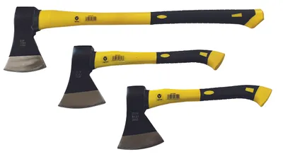 Produktbild von Universalaxt 3  tlg Set Axt Beil Spaltaxt Holzaxt 800 1000 1250 g Fiberglasstiel