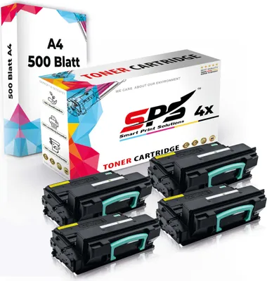Produktbild von Druckerpapier A4 + 4x Multipack Set Kompatibel für Samsung Proxpress M 3820 F (MLT-D203L/203L) Toner Schwarz