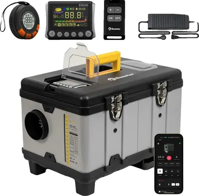 Image de Chauffage diesel à air,via l'application Smart WiFi, mode de fonctionnement multiple, 8 kW