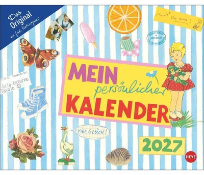 Image de Gabi Kohwagner. Mon calendrier personnel 2027 : Un calendrier illustré avec beaucoup de détails, idéal pour être accroché et offrant suffisamment d'espace pour l'organisation. Calendrier mural 2027 à compléter.