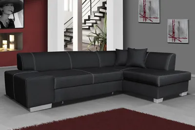 Immagine prodotto di Design divano letto angolare Divano letto funzione divano pelle tessuto imbottitura divani nuovo 9542