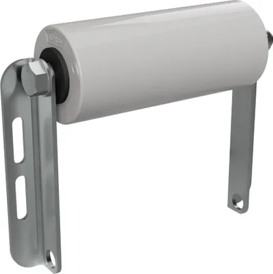 Immagine prodotto di Rullo laterale in poliuretano con supporto C rotolo rimorchio per barca zincato SUPROD, 200 mm, grigio
