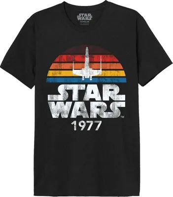 Produktbild von Star Wars T-Shirt Herren 1977 - Millennium Falcon schwarz M