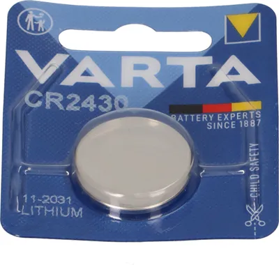 Image de 10x VARTA CR2430 Pile bouton au lithium 3V 290mAh (10x 1 blister)