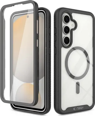 Produktbild von Tech-Protect Defense MagSafe Case für Samsung Galaxy S25 - Schwarz