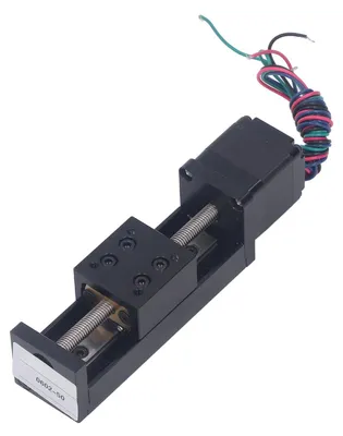Produktbild von Mini-Linearschienenführung, Schiebeantrieb, 28 Schrittmotor, 50 mm Hub, DIY-CNC-Fräserteile, X, Y, Z-Bühne mit T-Schraubenstange