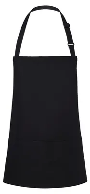 Produktbild von Karlowsky - Damen Latzschürze, Kurz FK2424 (Einheitsgröße) (Schwarz)