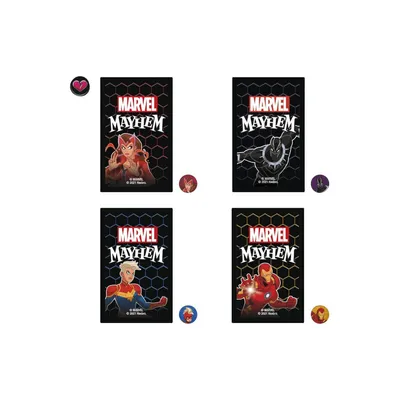 Produktbild von Hasbro Gaming Marvel Mayhem, Kartenspiel, Reisen/Abenteuer, 8 Jahr(e), Familienspiel