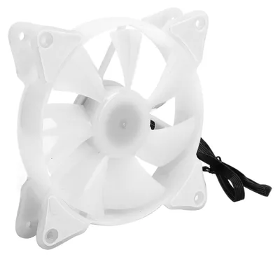 Obrázek produktu pro Chladicí ventilátor do počítačové skříně, ventilátor pro PC, RGB s více barvami, ventilátor pro chlazení procesoru, 12 V DC, 6pinový konektor (kulatý rám)