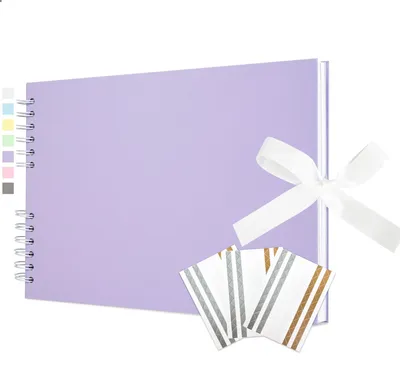 Productafbeelding van Fotoalbum voor zelfontwerp 21,5 x 29 cm met 40 witte pagina's