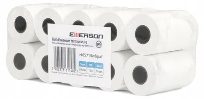 Produktbild von EMERSON Thermopapierrolle 57mm x 15m für Kassen 10 Stück