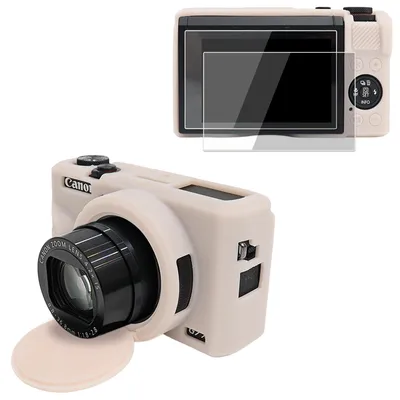 Productafbeelding van Cameratas voor Canon Powershot G7 X Mark III met Schermprotectoren