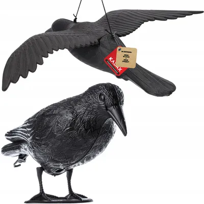 Produktbild von KADAX Rabentauben-Vogelschreck, stehend + fliegend