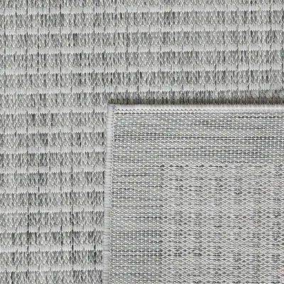 Produktbild von Homebyhome In & Outdoor Teppich Terrasse Balkon Küchenteppich Wetterfest Sisal Optik Flachgewebe Einfarbig mit Struktur, Grösse: 140x200 cm