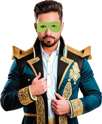 Produktbild von Karneval Venedig Mystische Augenmaske Party Spaß Accessoire Theater Schwarz Weiß Elegant Fantasievoll, Farbe: Grün