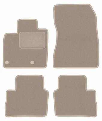 Immagine prodotto di Tappetini in moquette per Nissan Qashqai III 2021- (SUV) – set 4 pezzi, beige, su misura – Wielganizator LUX