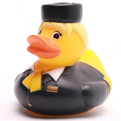 Produktbild von Badeente Stewardess blond Vinyl 8,5 cm