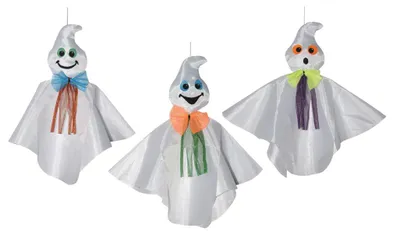 Produktbild von Niedlicher Geist als Halloween Hängefigur 43cm