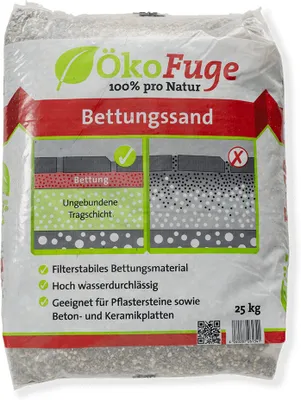 Produktbild von ÖKO FUGE Bettungssand, Körnung:0.1 - 5, Verpackungseinheit:25 kg
