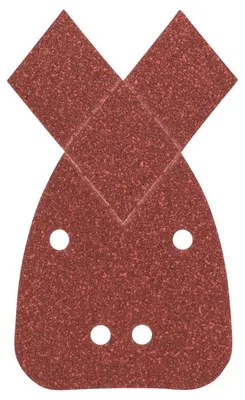 Produktbild von Schleifblatt-Set für Multischleifer, 25-teilig, 4 Löcher, 170x98x20 mm, 80 - 180