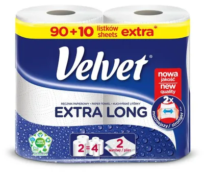 Zdjęcie produktu dla Ręcznik Papierowy Velvet Extra Long szt. 2