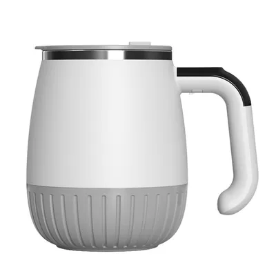 Produktbild von Selbstrührende Kaffeetasse, 380 ml, automatischer Magnetrührbecher, Kaffeebecher aus Edelstahl, wiederaufladbar, selbstmischende Becher für Kaffee, Protein-Shakes & Kakao, USB-C, Schwarz