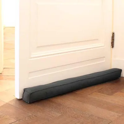 Zdjęcie produktu dla Uszczelka przeciągowa 110 cm, szara, do drzwi, magnetyczna uszczelka drzwiowa, ochrona przed przeciągiem i