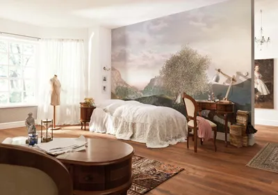 Obrázek produktu pro Komar netkaná tapeta - Lieu Magique - rozměr: 400 x 250 cm (šířka x výška) - 8 panelů, obývací pokoj, ložnice, tapety
