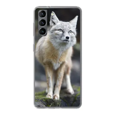 Produktbild von MuchoWow® Handyhülle Schutzhülle Hülle für Samsung Galaxy S21 Fuchs - Makro - Baum Silikon Softcase Handy Hülle - Softcase