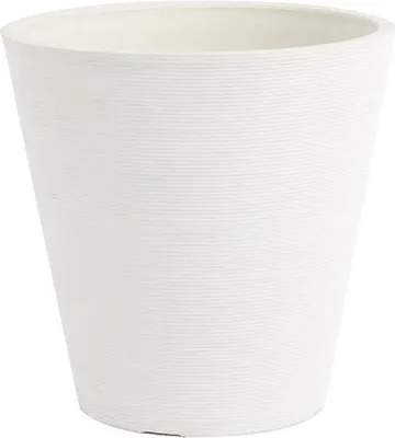 Image de Blumentopf 15T12 D12 H12 Weisser Stein