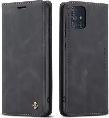 Produktbild von Samsung Galaxy A51 Hülle - CaseMe 013 Klapphülle - Schwarz
