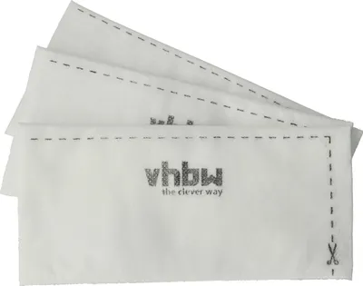 Produktbild von vhbw 3x Staubsaugerfilter kompatibel mit Miele Classic C1 Staubsauger - Abluftfilter Weiß