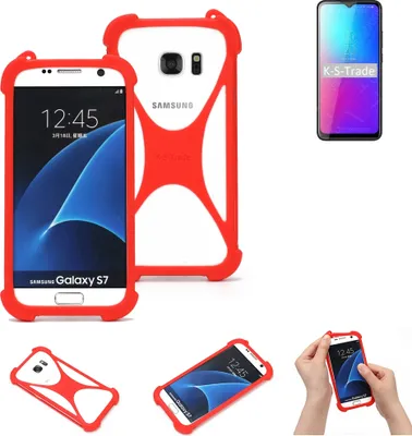 Produktbild von K-S-Trade Handy-Hülle kompatibel mit Blackview A70 Schutz-Hülle Bumper Silikon Schutz Hülle Cover Case Silikoncase Silikonbumper TPU Softcase