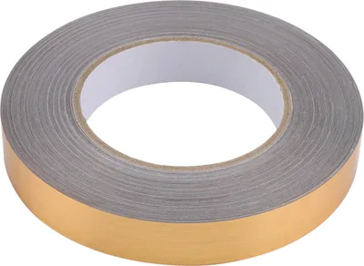 Produktbild von PET-Raumboden-Fugenlinienaufkleber, selbstklebend, Bodenecken-Fliesendekor (2 cm x 50 m, Gold)