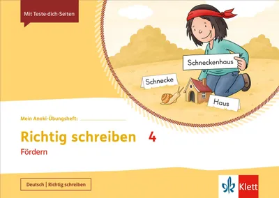 Produktbild von Mein Anoki-Übungsheft. Richtig Schreiben 4. Fördern. Übungsheft Klasse 4