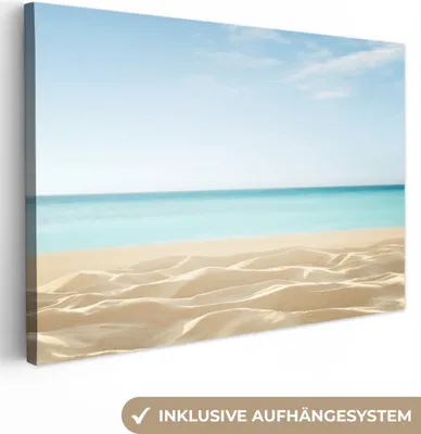 Obrázok produktu pre OneMillionCanvasses® - Plátno na stenu - 140x90 cm, Pláž - More - Piesok, nástenná dekorácia