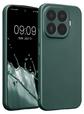 Produktbild von kwmobile Handyhülle für Xiaomi 17T Hülle - weiche Silikon Case metallisch schimmernd - Schutzhülle Cover - Metallic Petrol