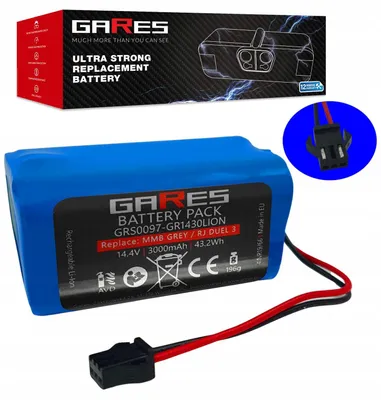 Zdjęcie produktu dla Gares Akumulator do Bissell 3571 D126-4S1P 14,4V | 14,4V 3,0 Ah Li-Ion | Mocna Bateria do Robot Sprzątający | Wydajny Zamiennik Gares®