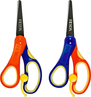 Produktbild von HEYDA 2048077 Kinderschere Linkshänder 135 cm blau/gelb/orange