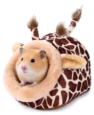 Produktbild von Haustierbett für Kleintiere, weiches Kissen Schlafsack Nest, geeignet für Meerschweinchen und Chinchillas
