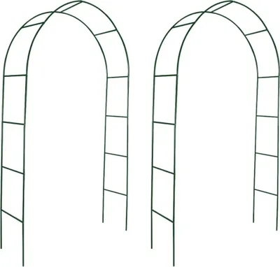 Produktbild von vidaXL 2x Garten Rosenbogen Torbogen Rankgitter Rosensäule