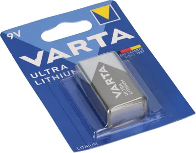 Obrázok produktu pre Varta -CR9V, Batéria na jedno použitie, 9V, Lítium, 9 V, 1 kusov, 1200 mAh