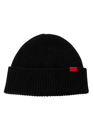 Produktbild von HUGO Xola Beanie, Schwarz One Size